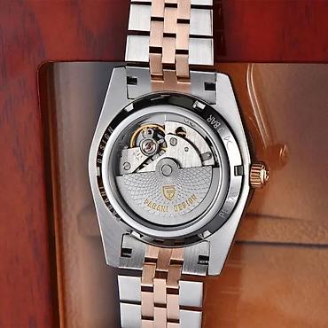 Ručni satovi: PAGANI DESIGN PD-1752 - 36mm - Siva - Rolex Day-Date Homage Potpuno — 7