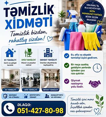 divan temizleyen: Təmizlik | Ümumi təmizlik — 1