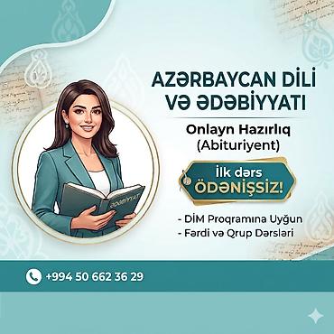 isti pol: Repetitor, Ədəbiyyat, Azərbaycan dili, İmtahanlara hazırlıq, Abituriyent hazırlığı — 1