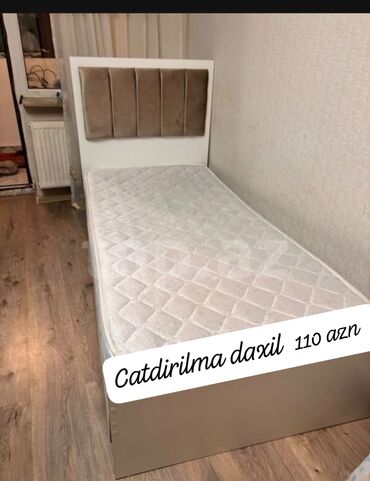 Çarpayılar: İşlənmiş, Təknəfərlik çarpayı, Bazasız, Matras ilə, Siyirməsiz