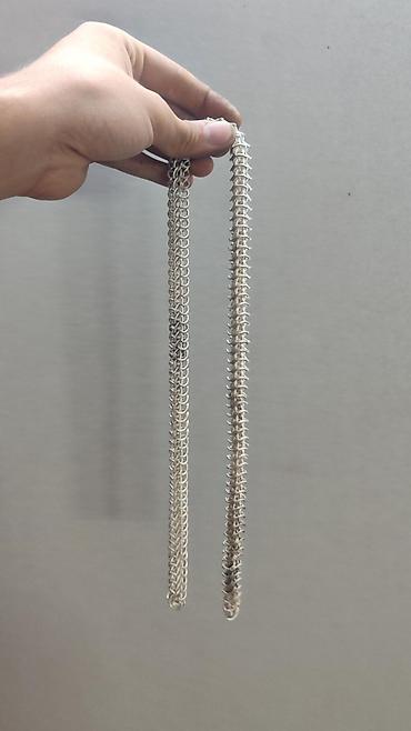 Серебряные цепочки: Серебряная цепь"Мегапитон" Вес 140 Длина 64 см. 100% Ручная работа — 8