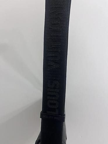 Сумкалар: Сумка через плечо Louis Vuitton (Monogram Eclipse) - Цвет: черный с — 4