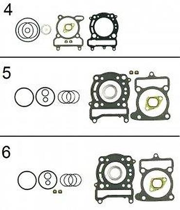 Motorne testere: Set zaptivki za motor – komplet Opis: - Komplet zaptivki za gornji — 4