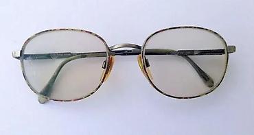 Naočare: Vintage ITALIJANSKI OVAL dioptrijski ram. PRELEP, . MANIR SREBRA — 2