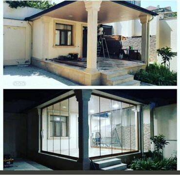 Balkonlar: Cam balkon sifarişləri qəbul olunur çatdırma qurasdirma pulsuzdur — 34