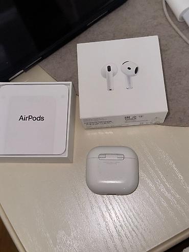 Audio: Apple AirPods (kablzsiz qulaqcıqlar) – orijinal qutu və sənədlərlə — 4