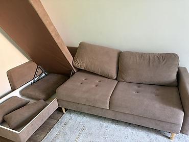 sofa: Угловой диван, C подушками, Трехместный — 4