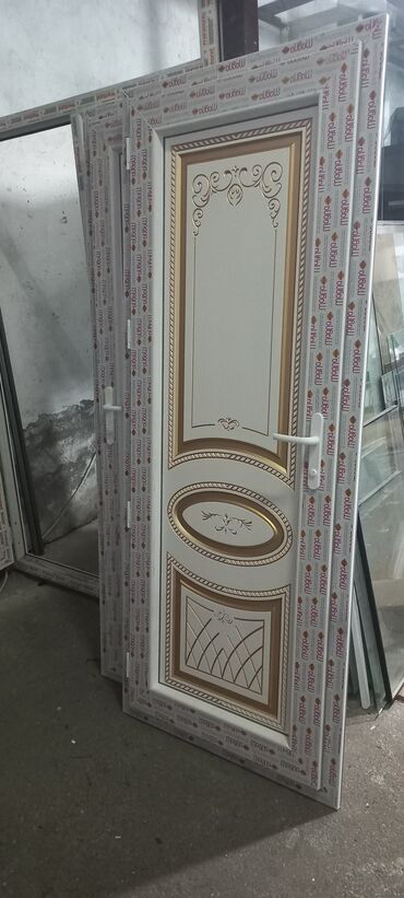 Plastik qapılar: Yeni Plastik qapı 80x200 sm Zamok ilə, Zəmanətli, Pulsuz quraşdırma, Ödənişli çatdırılma, Rayonlara çatdırılma — 2