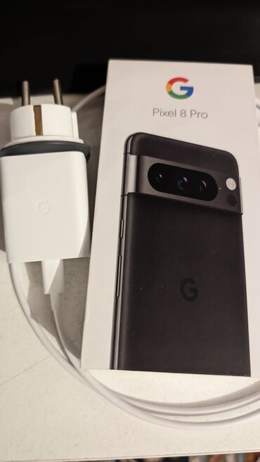 телефон пиксель: Google Pixel 8 Pro, Новый, 128 ГБ, цвет - Черный, 1 SIM