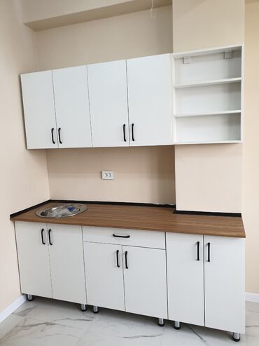 Мебель на заказ: Кухонный гарнитур, цвет - Белый, Новый