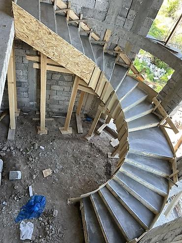 plant beton: Бетонная лестница Для дома, Форма лестницы: Винтовая — 3