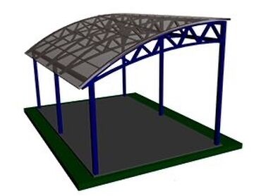 тапчан с крышей: Чатыр, Аркалуу, Металл, Поликарбонат, Жаңы, Акысыз жеткирүү