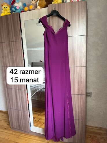 ecemide qadın geyimleri instagram: Вечернее платье, Макси, XL (EU 42)