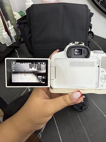 canon eos m50 купить: Беззеркальная камера Canon EOS (белый цвет) с объективом RF-S 18–45mm — 5
