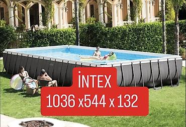 Karkas hovuzları: Yeni Karkas hovuzu Intex, 9.1 - 10 m, ≥ 5001 l — 1