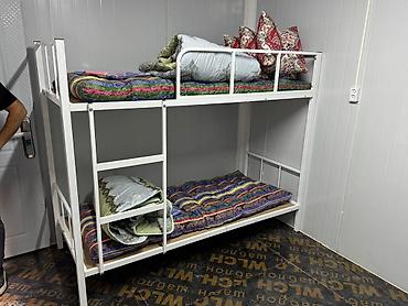 Двухъярусные кровати: Двухъярусная металлическая кровать - Прочная сварная рама из — 3