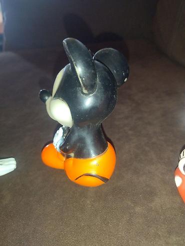 maneki neko top: Mickey və Minnie Mouse fiqurları – 4 ədəd dəst rezin, 1960-70il — 9