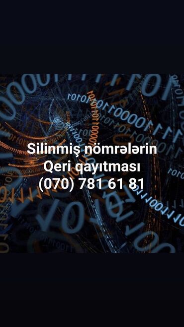 Telefon format olunubsa yada itibsə nömrəıəri qeri qaytarıram