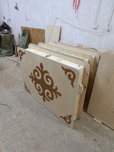 Кухонные столы: Бүктөлмө стол жасайбыз! Бүтөлмө стол (40)см (100×80см)-3300сом — 6