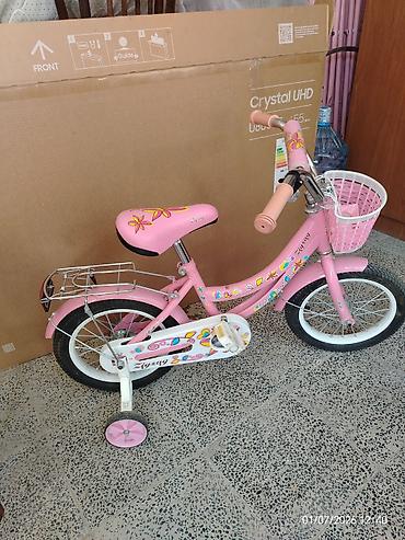 eliptik velosiped: Yeni Dörd təkərli Uşaq velosipedi 16", sürətlərin sayı: 1 — 1