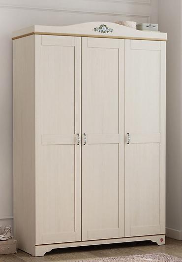 Cilek Flora — 3-дверный шкаф 129 × 62 × 207 см Шкафа хорошем