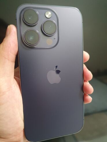айфон 4 купить бу: IPhone 14 Pro, Колдонулган, 128 ГБ, Deep Purple, Каптама, 86 %