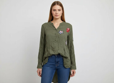 kamizelka kamuflage: Women's blouse, size S