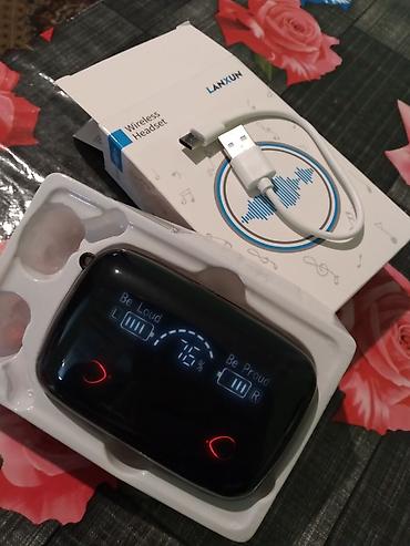 Qulaqcıqlar: İşlənmiş Simsiz (Bluetooth) Qulaqcıqlar, rəng - Qara — 4