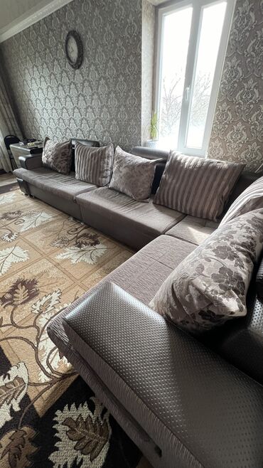 продать диван: Цвет - Серый, Б/у