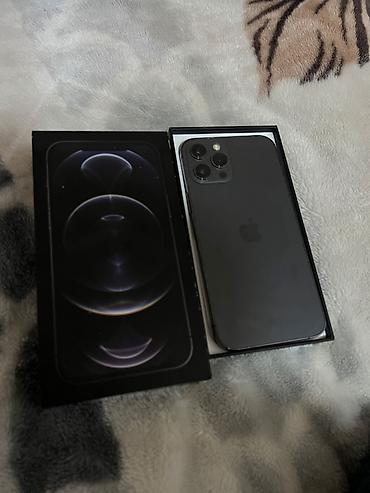 Apple iPhone: IPhone 12 Pro Max, 128 GB, Jet Black, Face ID — 16