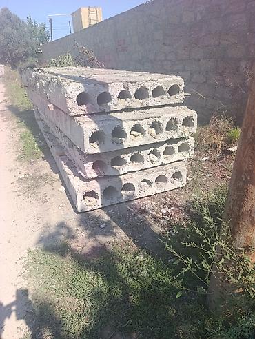 Beton və beton məmulatları: Beton pilitə 4 ədəd eni 1.2m uzunu 4 metr . 4 ədəd Ramana sovxozdadır — 1