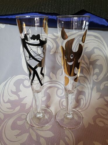 Čaše: Case kristal Ritzenhoff za dvoje,vinske Monica Moro i Anja Kroencke — 7