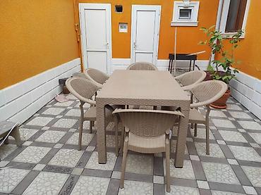 Bağ, çöl masa və oturacaq dəstləri: Yeni, Dördbucaq masa, 6 stul, Açılmayan, Skameykalar ilə, Plastik, Türkiyə -da lalafo.az — 8 Bağ, çöl masa və oturacaq dəstləri: Yeni, Dördbucaq masa, 6 stul, Açılmayan, Skameykalar ilə, Plastik, Türkiyə — 8