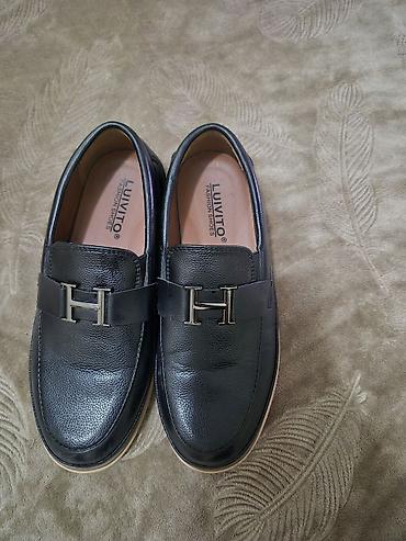 kisi lofer: Luivito Fashion Shoes kişi loaferləri - Rəng: qara - Model: klassik — 1