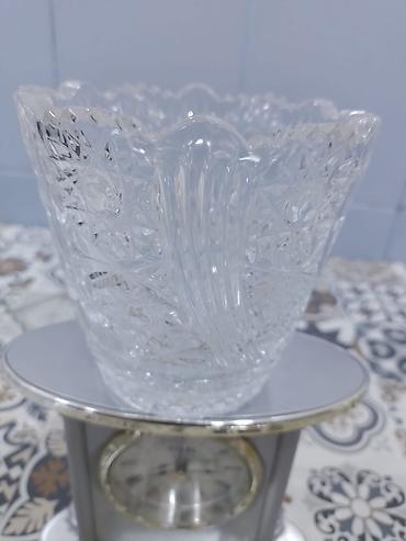 konfet: Konfet qabı.TƏMİZ XURUSTAL SATILIR GÖRÜNÜŞÜNƏ GÖRƏ ÇOX AĞIRDI — 1