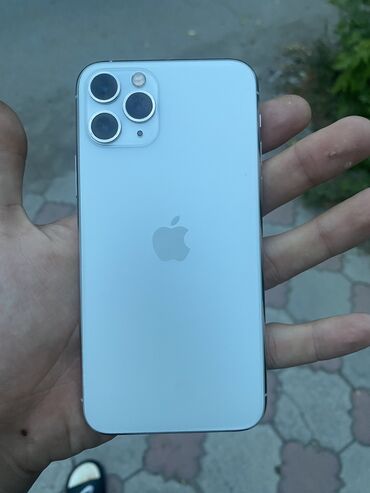 айвон 11: IPhone 11 Pro, 256 ГБ, Белый, Защитное стекло, Чехол, 100 %