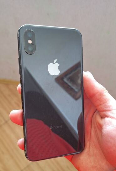 Apple iPhone: IPhone X, 256 ГБ, Space Gray, Face ID, Гарантия, Беспроводная зарядка
