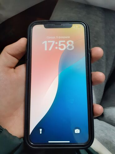 тели: IPhone Xr, Б/у, 128 ГБ, Jet Black, Зарядное устройство, Защитное стекло, Чехол, 81 %