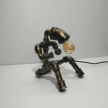 Декоративные настольные светильники: Лампы-скульптуры в стиле стимпанк/индастриал - Настольные светильники — 20