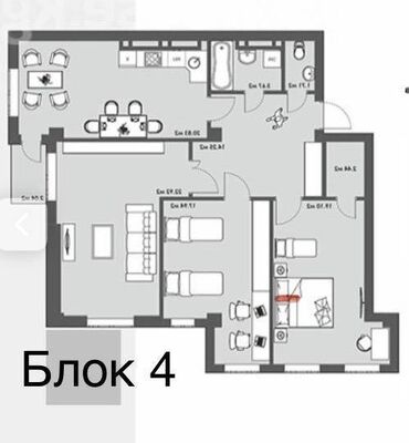 Другая коммерческая недвижимость: 3 комнаты, 105 м², Элитка, 10 этаж, ПСО (под самоотделку)