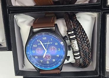 Setovi nakita: Set: Narukvica, Materijal: Koža — 4