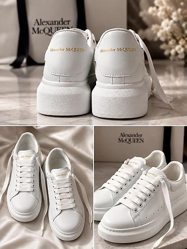 джереми скоты: Кроссовки, 35, 35.5, Alexander McQueen, Новый, цвет - Белый, Самовывоз, Платная доставка — 1