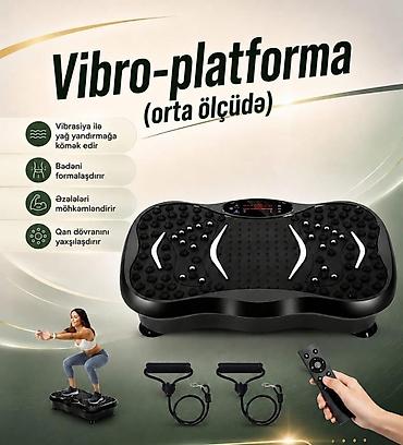 İdman və istirahət: Vibro-platforma (orta ölçüdə) Məhsul təsviri: - Orta ölçülü — 1