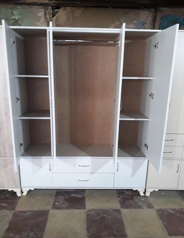 Dolablar: Yeni, Açılan, 4 qapılı Düz dolab, Qarderob, paltar dolabı, Azərbaycan -da lalafo.az — 7 Dolablar: Yeni, Açılan, 4 qapılı Düz dolab, Qarderob, paltar dolabı, Azərbaycan — 7