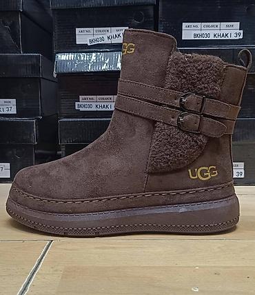 Ugg obuća: UGG ženske zimske čizme sa ravnim đonom i dvostrukim kaiševima - — 2