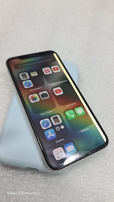 айфон 10 64 гб цена бу: IPhone X, Б/у, 64 ГБ, Белый, Чехол, 60 % — 3