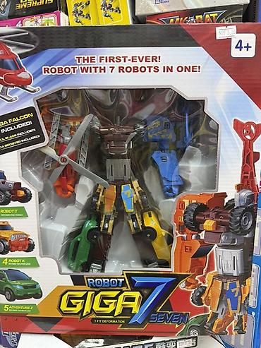 Оюнчуктар: Игрушка-трансформер Robot GIGA 7 (Seven) - Конструктор-робот: 7 — 1