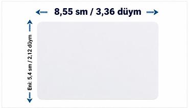 flaşka: NFC215 (504 Bytes) boş PVC kartlar - Çip: NTAG215, 504 bayt yaddaş - — 3