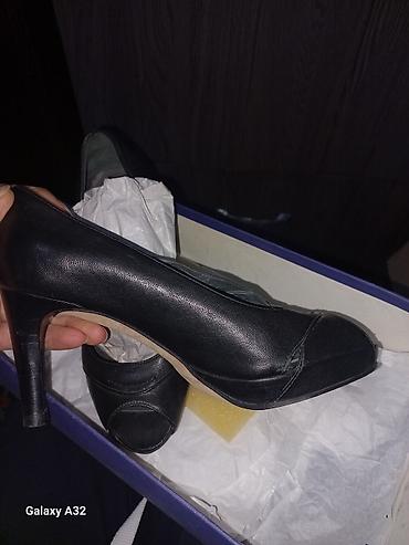 stuart: Туфли, 35, Stuart Weitzman, Б/у, цвет - Черный, Платная доставка, Самовывоз — 3