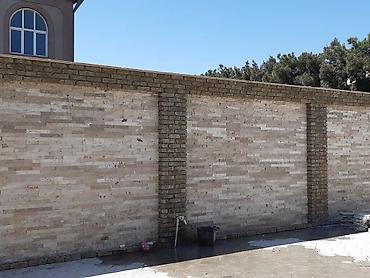 Fasad işləri: Kabançik travertin dekorativni daş usdasi -da lalafo.az — 14 Fasad işləri: Kabançik travertin dekorativni daş usdasi — 14